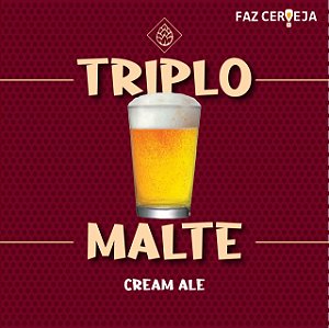 Kit Receita Triplo Malte - Cream Ale