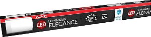 Luminária led Elegance 32w com Driver Integrado Linear Sobrepor Bivolt 2900 lumens 6500k Branco Frio - 1 Ano Garantia