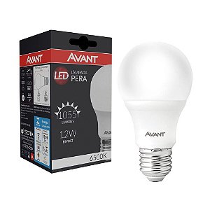 Lâmpada LED 12w 1080 lumens Bulbo Avant Bivolt Econômica 6500K Branco Frio E27 (1 Ano de garantia)