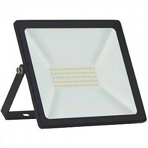 Refletor led 100w Projetor Holofote Elgin Branco Frio Bivolt 5500 Lumens 6500K Externo Resistente a Água e Poeira IP65