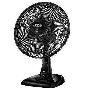 Ventilador de Mesa 40cm Mondial 220V Maxi Power V-40 6 Pás 3 Velocidades Preto - 1 Ano Garantia