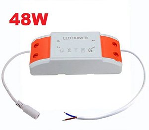 Driver Led 48W Reator para Plafon Painel Fonte Bivolt