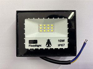 Refletor Led 10W 6500k Branco Frio 900 lumens Micro SMD Exterior Holofote IP67 A prova de Água e Poeira