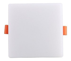 Painel Borda Infinita Embutir / Sobrepor 25W Bivolt Quadrado Branco Frio 6500K