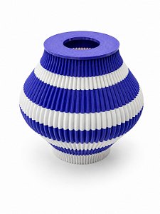 Base Orgânica abajur P Listrada Amalfitana Plastico PETG Soquete E27 Base Luminária Decorativa RD Imports