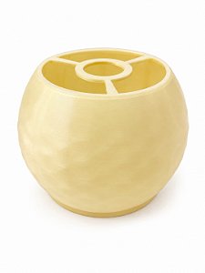 Base Redonda Abajur M Manteiga Grega Plastico PETG Soquete E27 Base Luminária Decorativa RD Imports