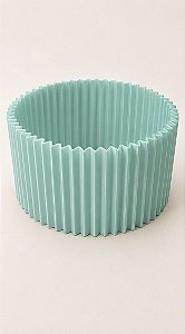 Cúpula Abajur Cilíndrica V G Verde Água Soquete E27 Luminária Decorativa RD Imports