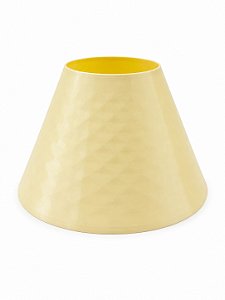 Cúpula Abajur Cônica M Manteiga Grega Plastico PETG Soquete E27 Luminária Decorativa RD Imports