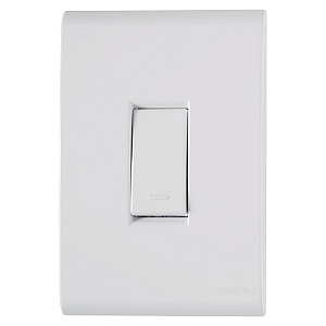 Conjunto 1 Interruptor Simples 10A/250V 57170/201 Branco Liz Tramontina