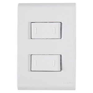 Conjunto 2 Interruptor Paralelo 10A/250V Branco Liz Tramontina