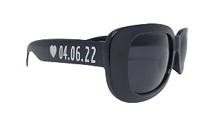 Óculos Retrô STD Hastes Personalizadas