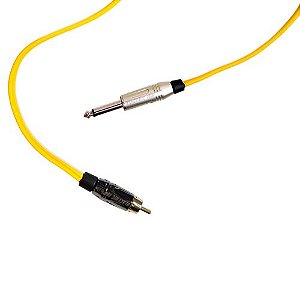 Clip Cord RCA - Electric Ink - Amarelo