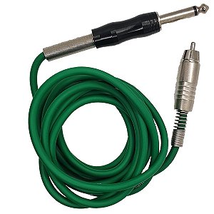 Clip Cord RCA Premium - New Fontes - Verde