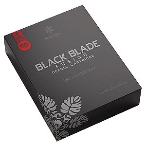Cartucho Tattoo Black Blade Fusion - Amazon - 0803RL 20un