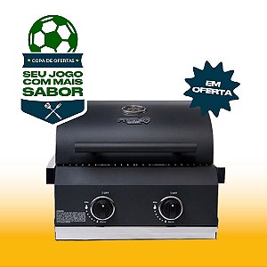 Churrasqueira a Gás Frank Grill Phoenix 2 Queimadores - Embutir