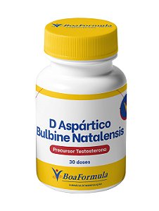 Precursor de Testosterona D Aspártico - 30 Doses (60 Cápsulas)