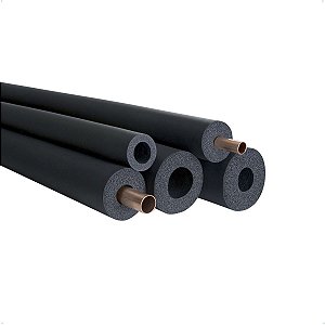 Tubo Esponjoso Preto 2 1/2'' - 76mm Parede 13mm