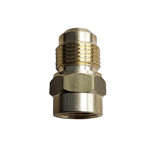 União Redução Latão - 3/8 Sae Fêmea X 1/4 Sae Macho