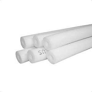 Kit 2 Peças Tubo Esponjoso Blindado Branco 1 1/8 2m