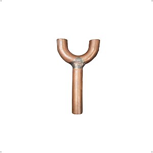 Manifold de Cobre em Y - 5/8 x 5/8 x 5/8