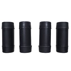 KIT 4 CONECTOR DE NYLON P/ MANGUEIRA DE SAÍDA D'ÁGUA P/ LAVA ROUPA BRASTEMP ANTIGA 2338
