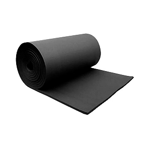 Manta Elastomérica Auto Colante Espess 10mm Placa Com 1,5M²