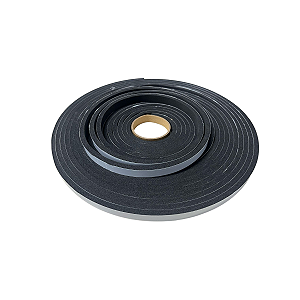 Fita Elastomérica Adesiva 10m Cinza/Preta P/ Tubo Esponjoso