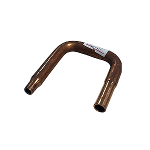Curva de Cobre 180º Redução 3/8" x 1/4" Sem Bolsa