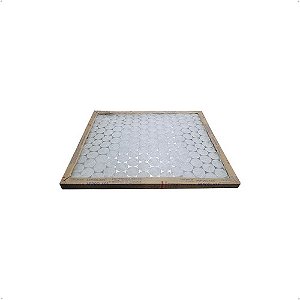 Filtro Moldura Rígida Centrais Ar C Manta Filtrax 39x39x5cm