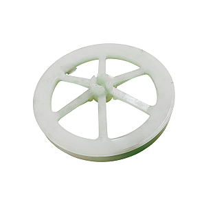 Polia Nylon Lava-Roupa Muller Antiga 14,5cm c/ Chaveta 1044