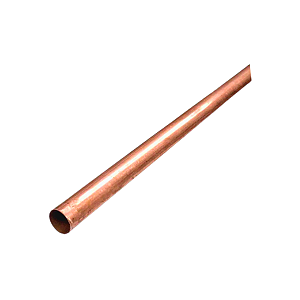 Tubo de Cobre Rígido 1 1/4" Parede 1/32" 1 Metro