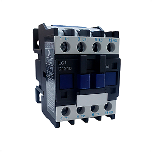 Contator Tripolar Trifásico 12A 1NF 220V D1210