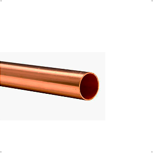 Tubo de Cobre Rígido 5/8" Parede 1/32" 1M