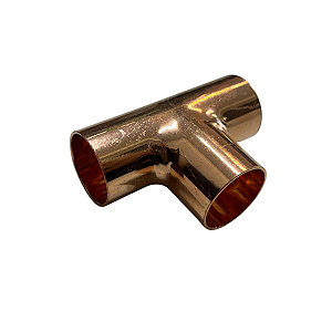 Tê Tee de Cobre Regular Solda 7/8" x 7/8" x 7/8" TP078