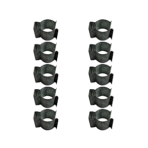 Abraçadeira Tipo D 3/4" C/ Cunha Zincada Kit 10un