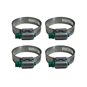 Abraçadeira Regulável Rosca Sem Fim 32x51mm Kit 4UN