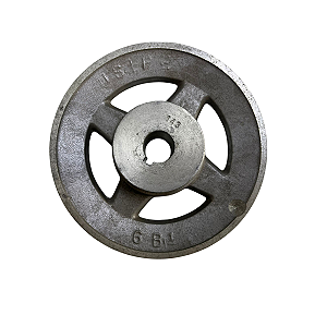 Polia De Alumínio 1 Canal B 150mm Furo 7/8" 22mm C/ Chaveta