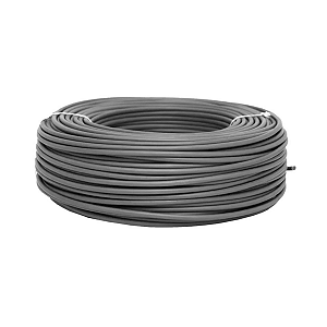 Cabo Flexível 1 Via 1 X 1,0mm² Encapamento Cinza Avulso 10m
