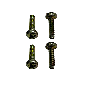 Parafuso Auto Atarraxante Cabeça Abaulada P/ Lava-Roupa Brastemp Kit 4un