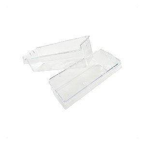 Kit Organizador Multiuso Acrílico Pequeno 22cm X 9cm 2 Peças