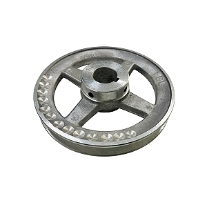 Polia De Alumínio 1 Canal B 180Mm Furo 1" 25,04Mm 180-1B-Fbl B1