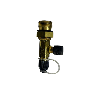 CONEXÃO DUPLA PARA BOMBA DE VÁCUO 1/4" SAE + 1/2" ACME ROBINAIR 15495