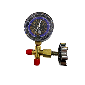 Manifold Analisador De Baixa Pressão 1 Via P/ R-22 R-134A R-404A R-410A Simples
