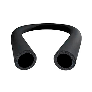 Tubo Esponjoso Elastomérico Preto 1 5/8" 42mm Parede 13mm 1 5/8