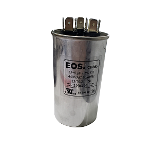 Capacitor Permanente Duplo 35 + 5uf 380 Vac 440vac Corpo Em Alumínio