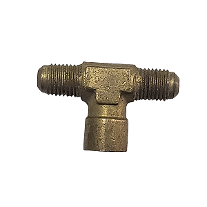 Tee Regular 1/4" Sae Macho X 1/4" Sae Macho X 1/4" Sae Fêmea