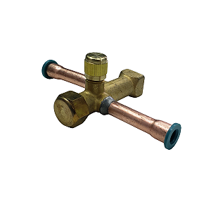 Válvula De Serviço P/ Condensadora De Split 3/8" X 3/8" Sae C/ Base