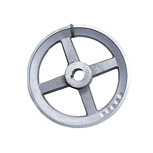 Polia De Alumínio 1 Canal B 220Mm Furo 1" 25,4Mm 220 1B Fbl Afde220