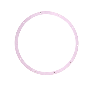 Gaxeta Borracha Nitrílica P/  Flange Interno 23Mm Externo 25Mm