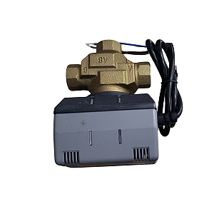 Válvula 3 Vias 1/2 Motorizada Retorno Por Mola 220V 5W 1,6mpa